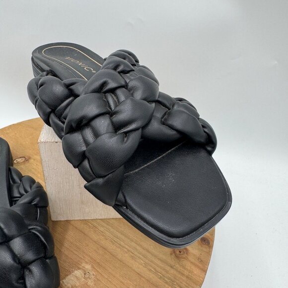 Vionic Braided Cross Strap Slides Kalina Black size 7.5 - Picture 4 of 15